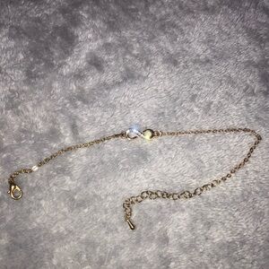 Elegant Infinity Gold colour  Chain Bracelet